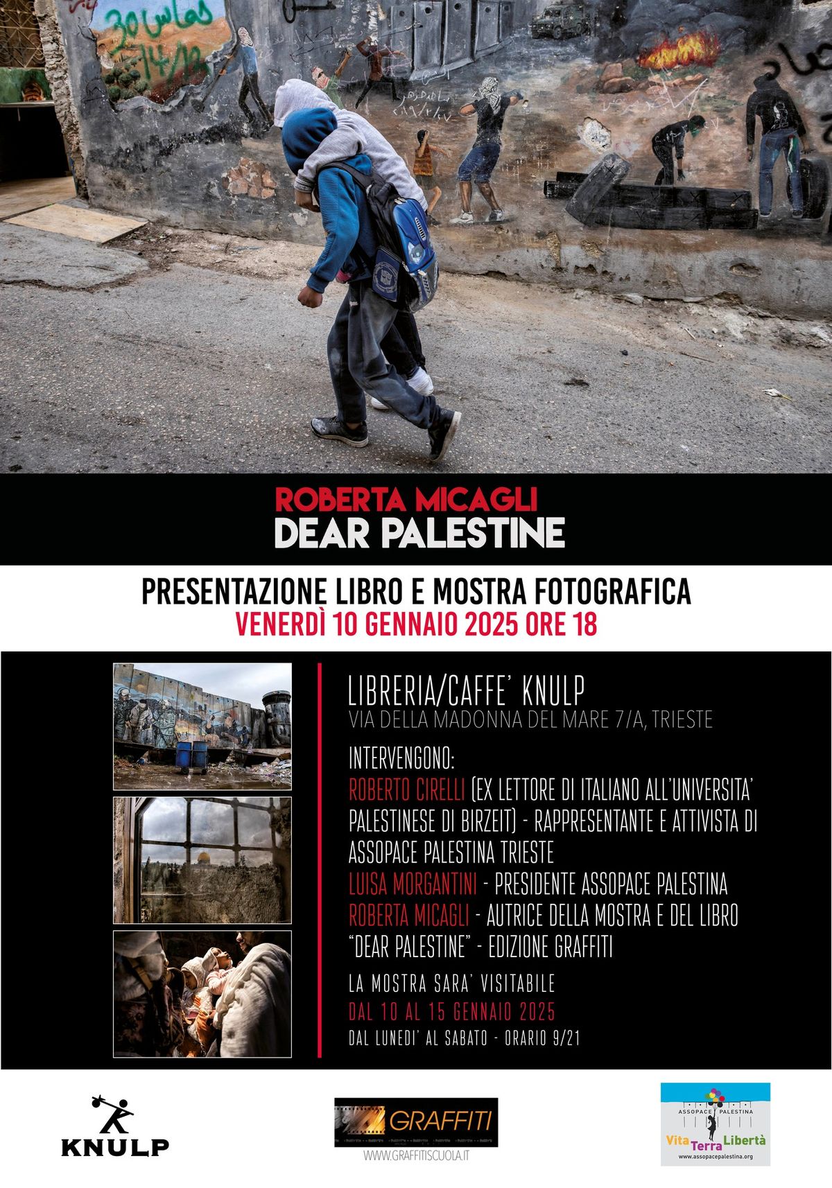 DEAR PALESTINE di Roberta Micagli (libro e mostra fotografica)