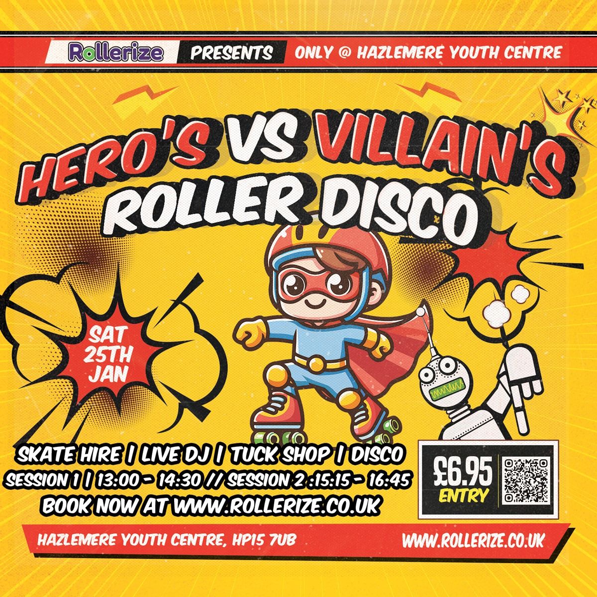 Heroes Vs Villians Rollerize Disco - Session 2