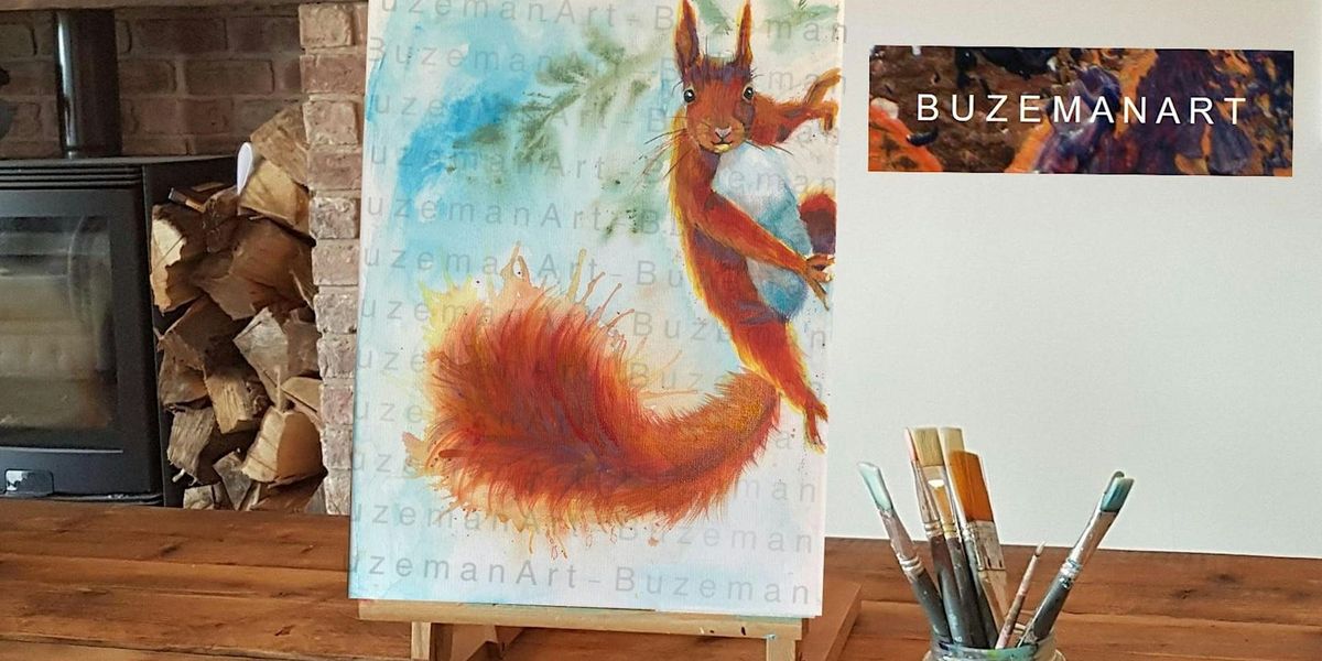 \u2018Nutty Squirrel\u2019 Painting Class  &  Afternoon Tea @Sunnybank, Doncaster
