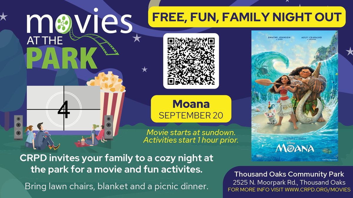 Movies at the Park: MOANA