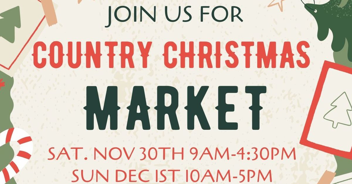 MT Country Creations: "Country Christmas Market"