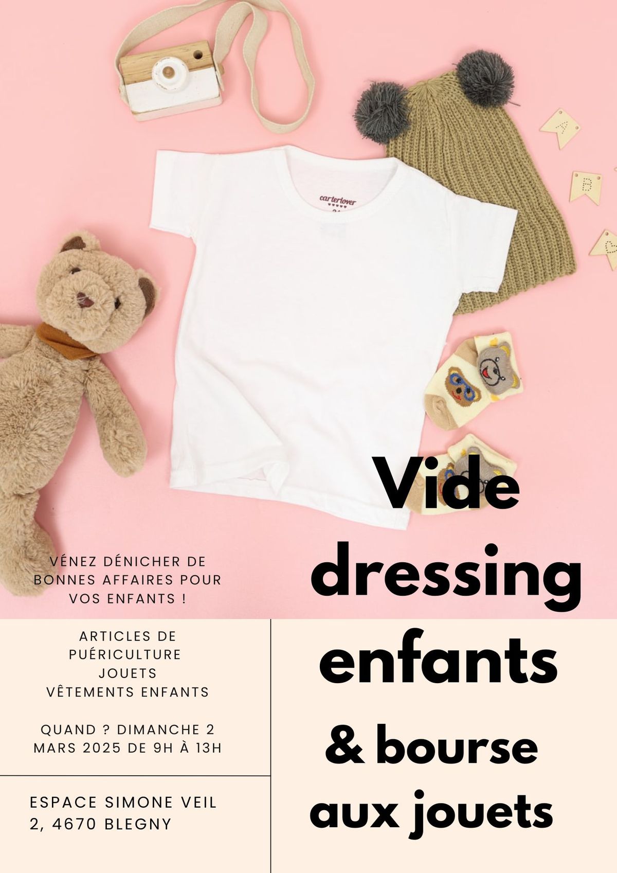 Vide dressing 2.0 sp\u00e9cial enfant