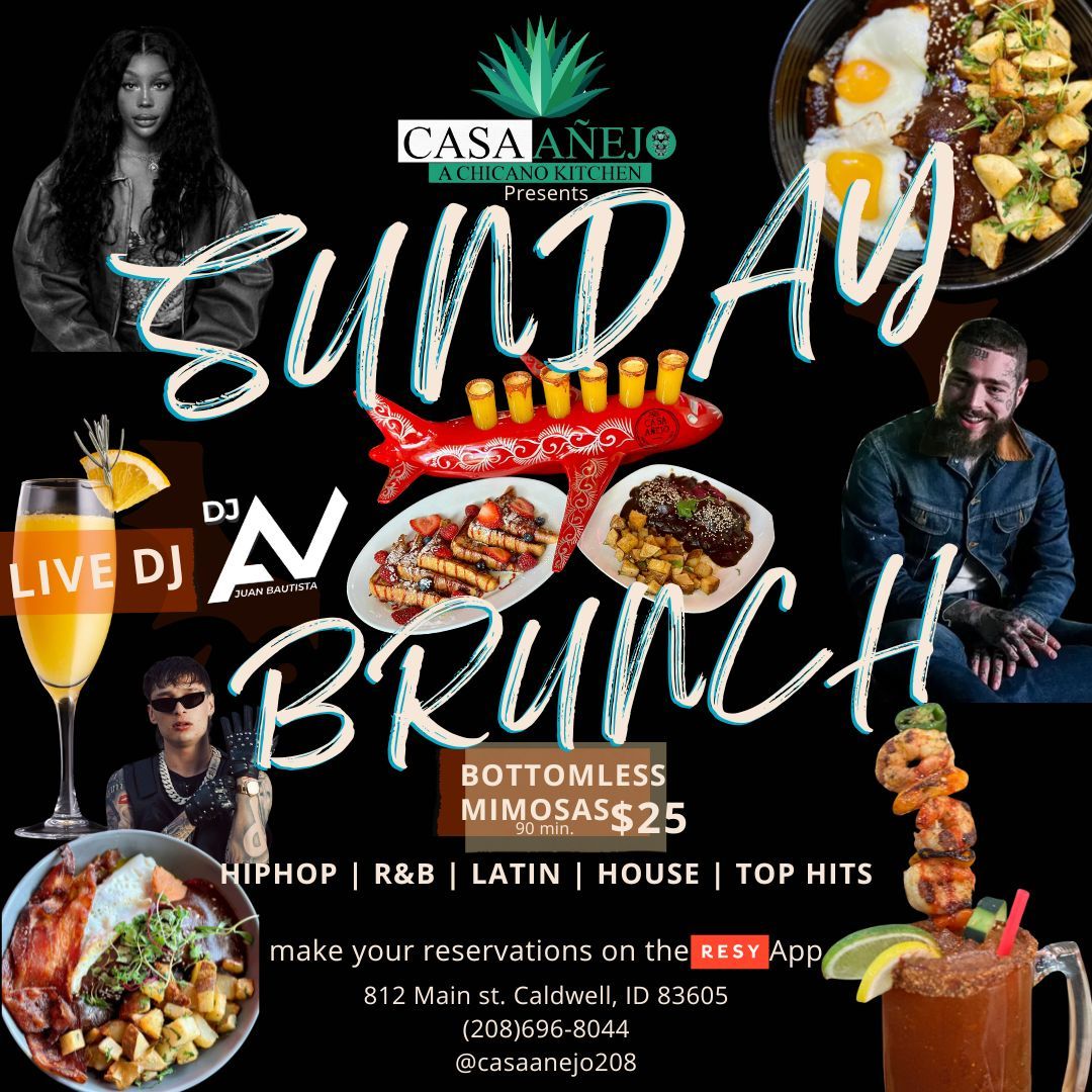 Sunday Funday Brunch: Live DJ + Bottomless Mimosas + Photo Booth