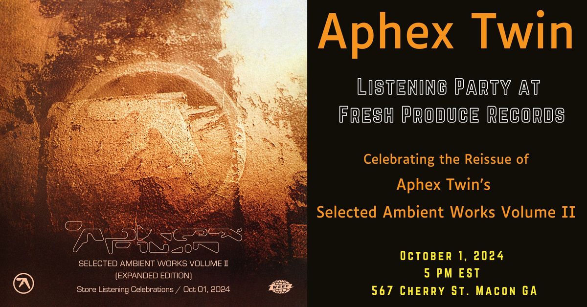 Aphex Twin Listening Party