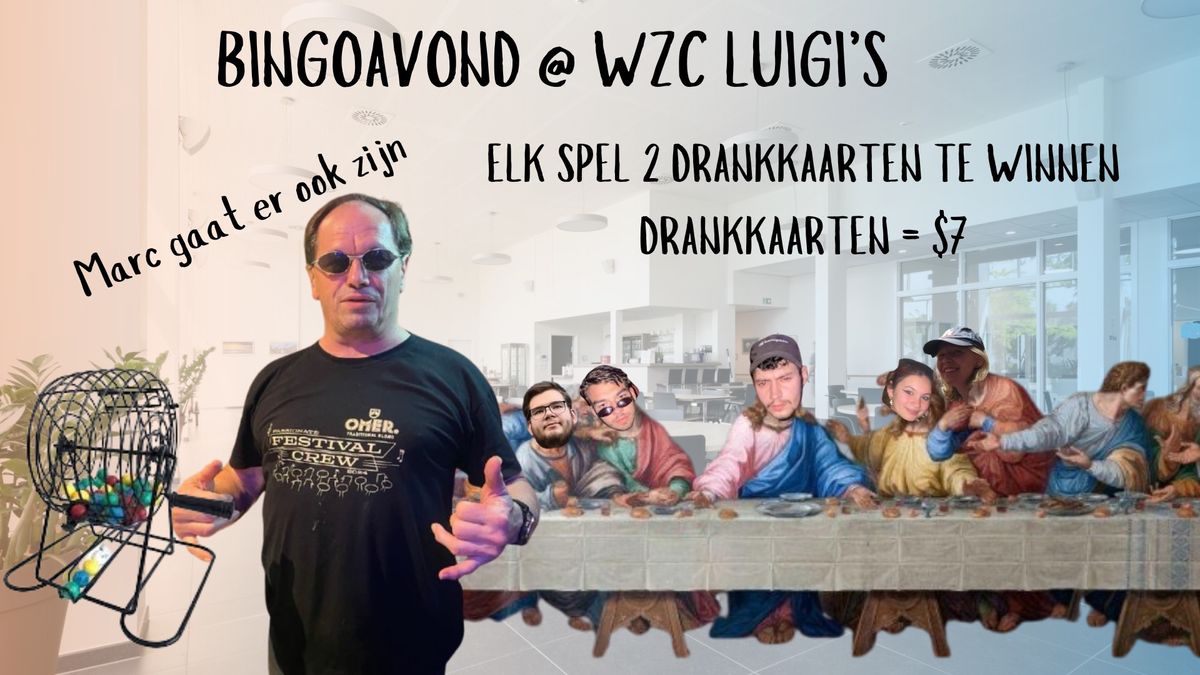 LUIGIS WZC BINGOAVOND