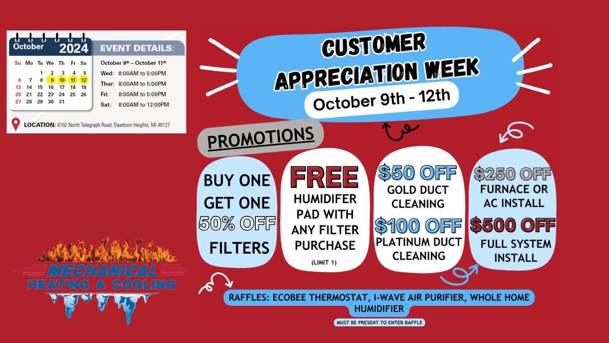 Customer Appreciation Week