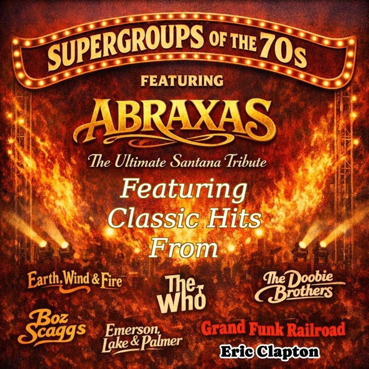 Abraxes - Supergroups of the 70s at Larcom Theatre