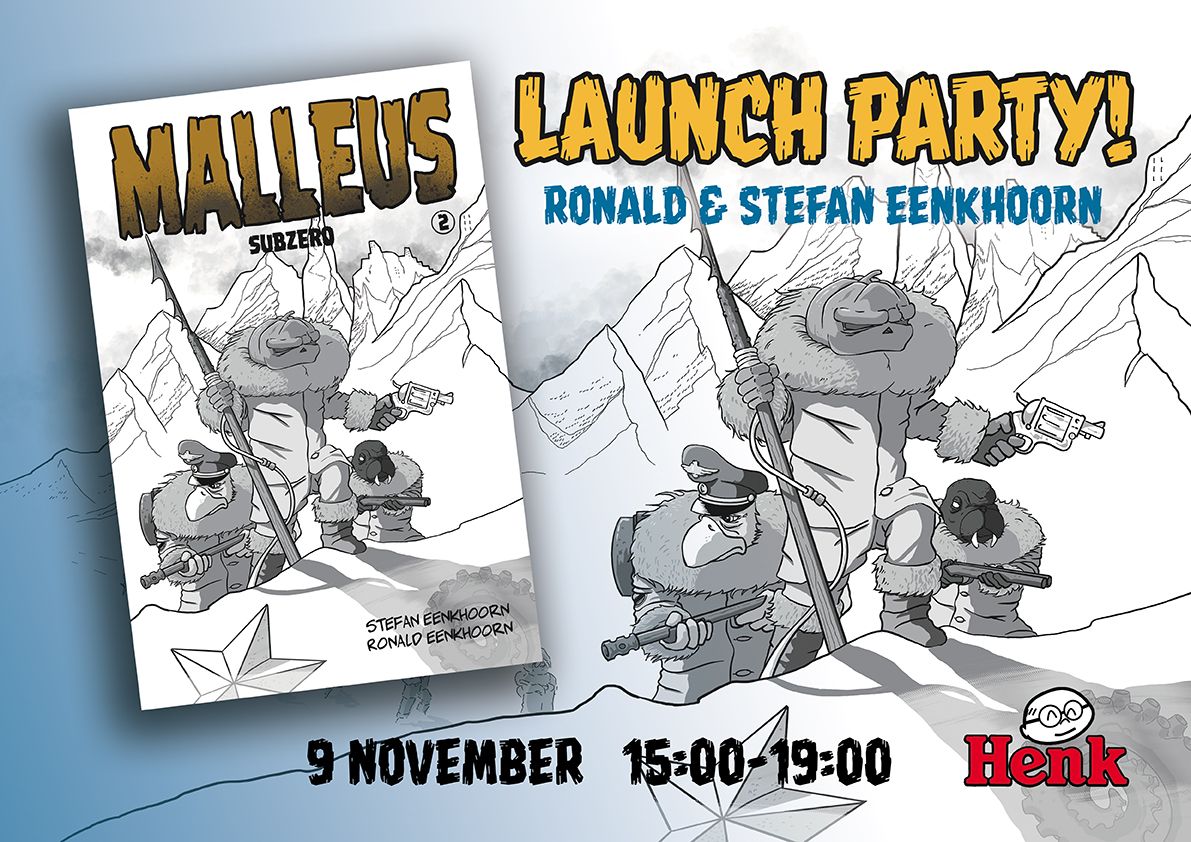 Malleus Subzero Launch Party at Henk Comics