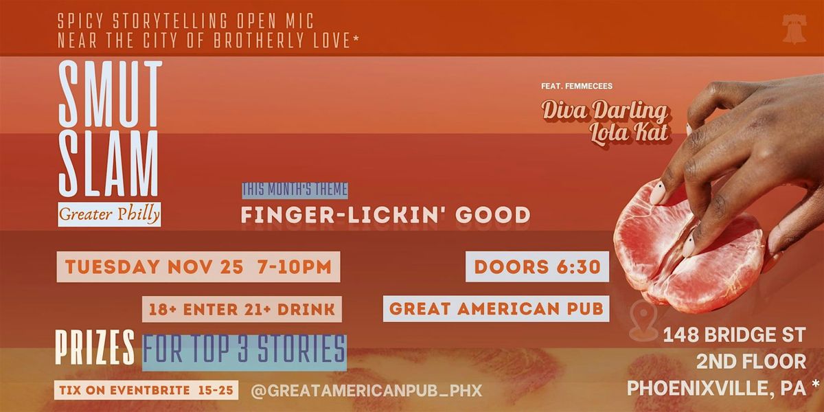 Smut Slam Greater Philly: Finger-Lickin' Good