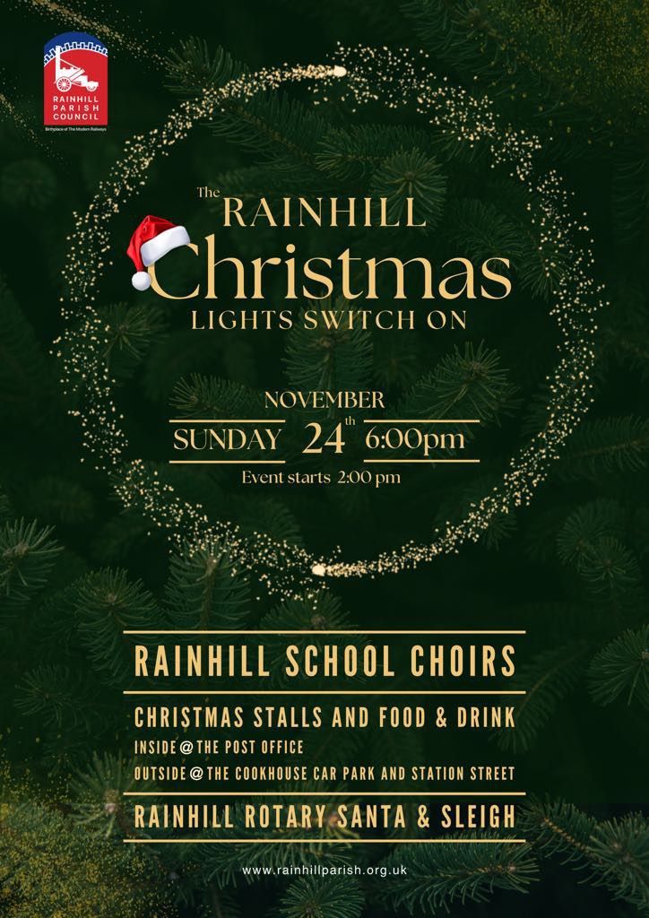 Rainhill Parish Council's Christmas Light Switch on