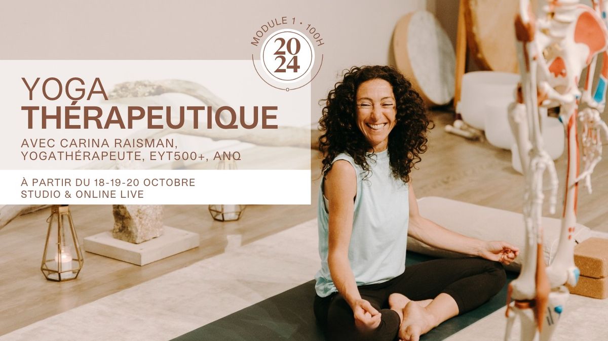 Formation Yoga Th\u00e9rapeutique Module 1 (100h)