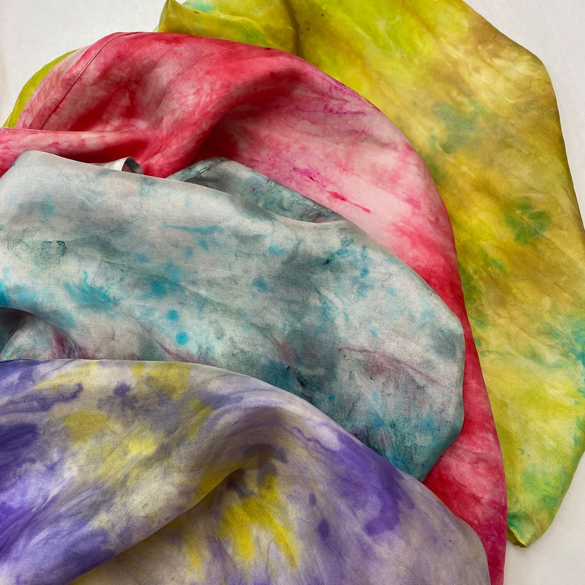 Silk Scarf Dyeing