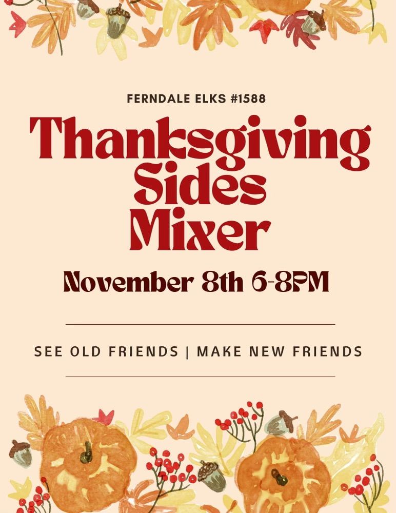 Membership Mixer- Thanksgiving sides cookoff