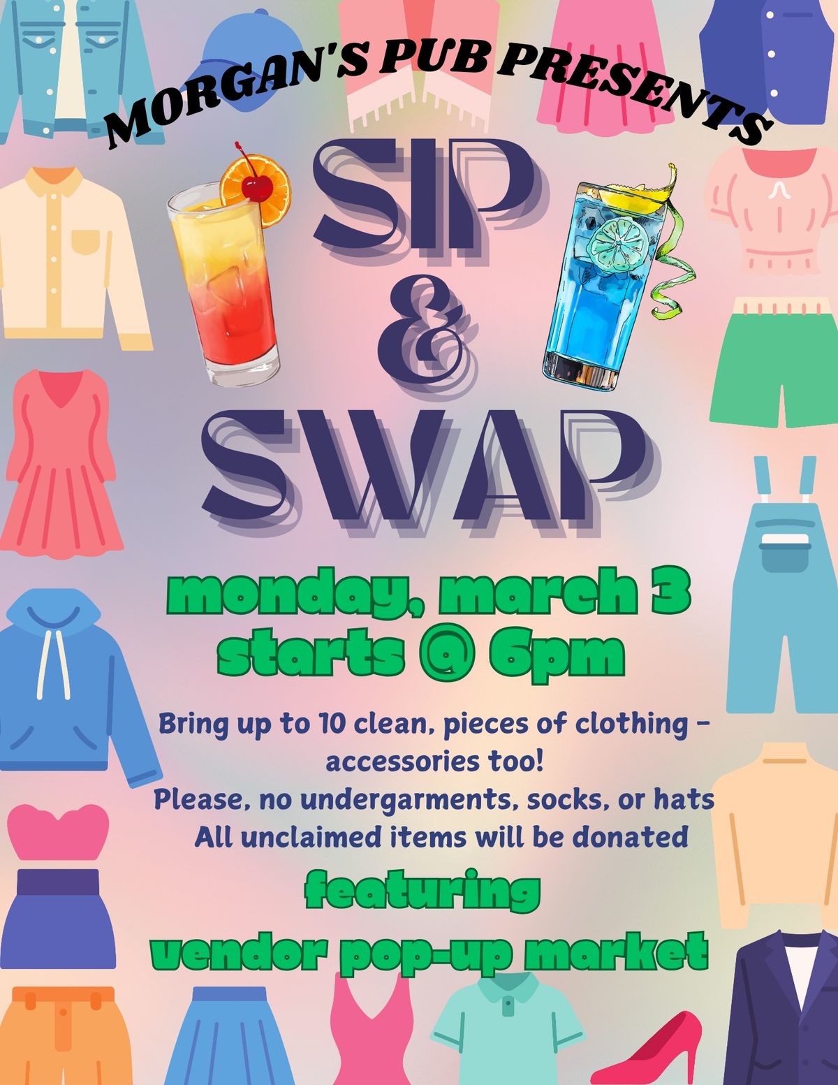 SIP & SWAP (feat. Vendor Pop-Up Market)