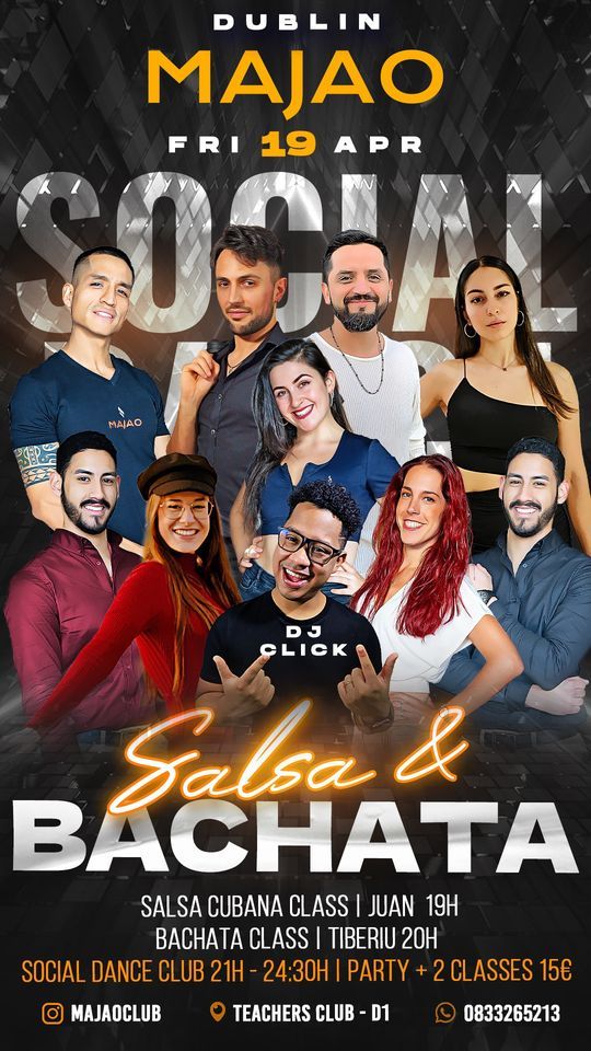 BACHATA & SALSA CLASSES AND PARTY