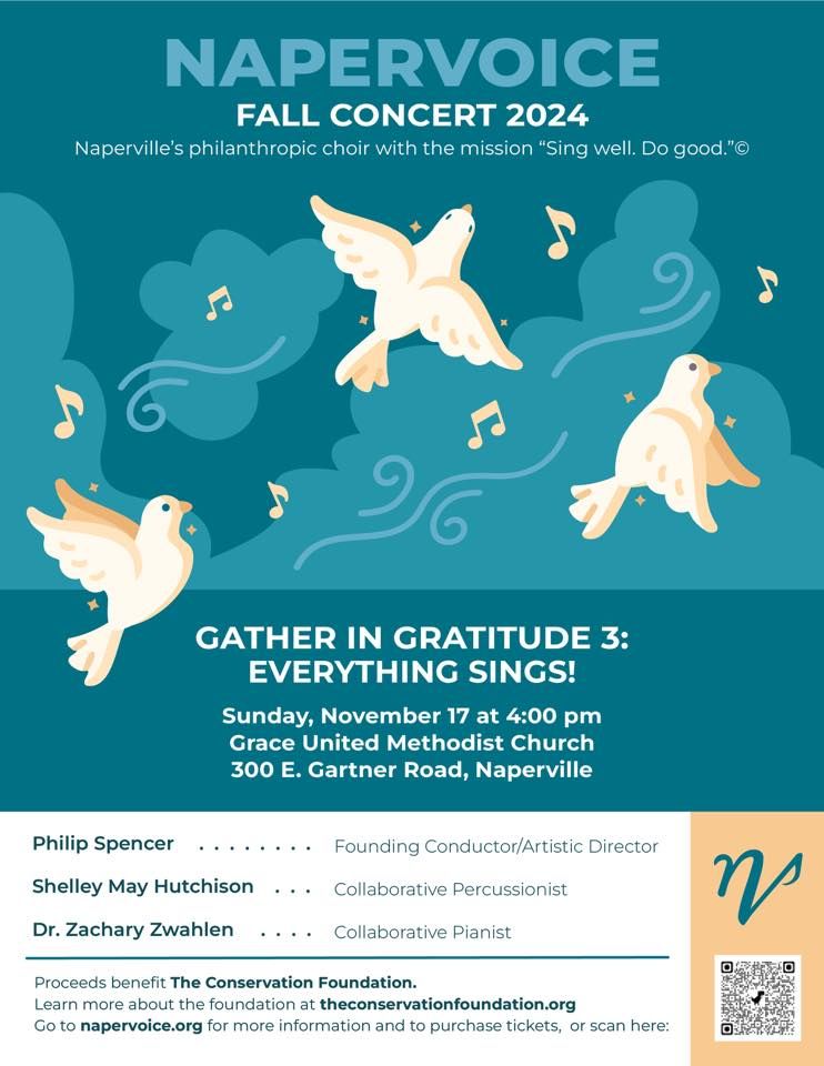 Napervoice\u2019s Fall Concert \u201cGather in Gratitude 3: Everything Sings!\u201d