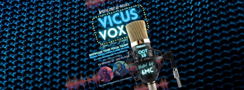 Open Mic Night "Vicus Vox" October 18th!