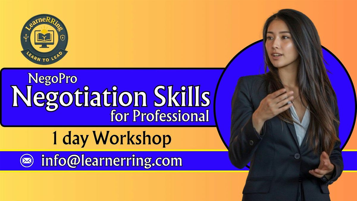 Negotiation Skills-Professional 1-Day Workshop | Miami Gardens, FL