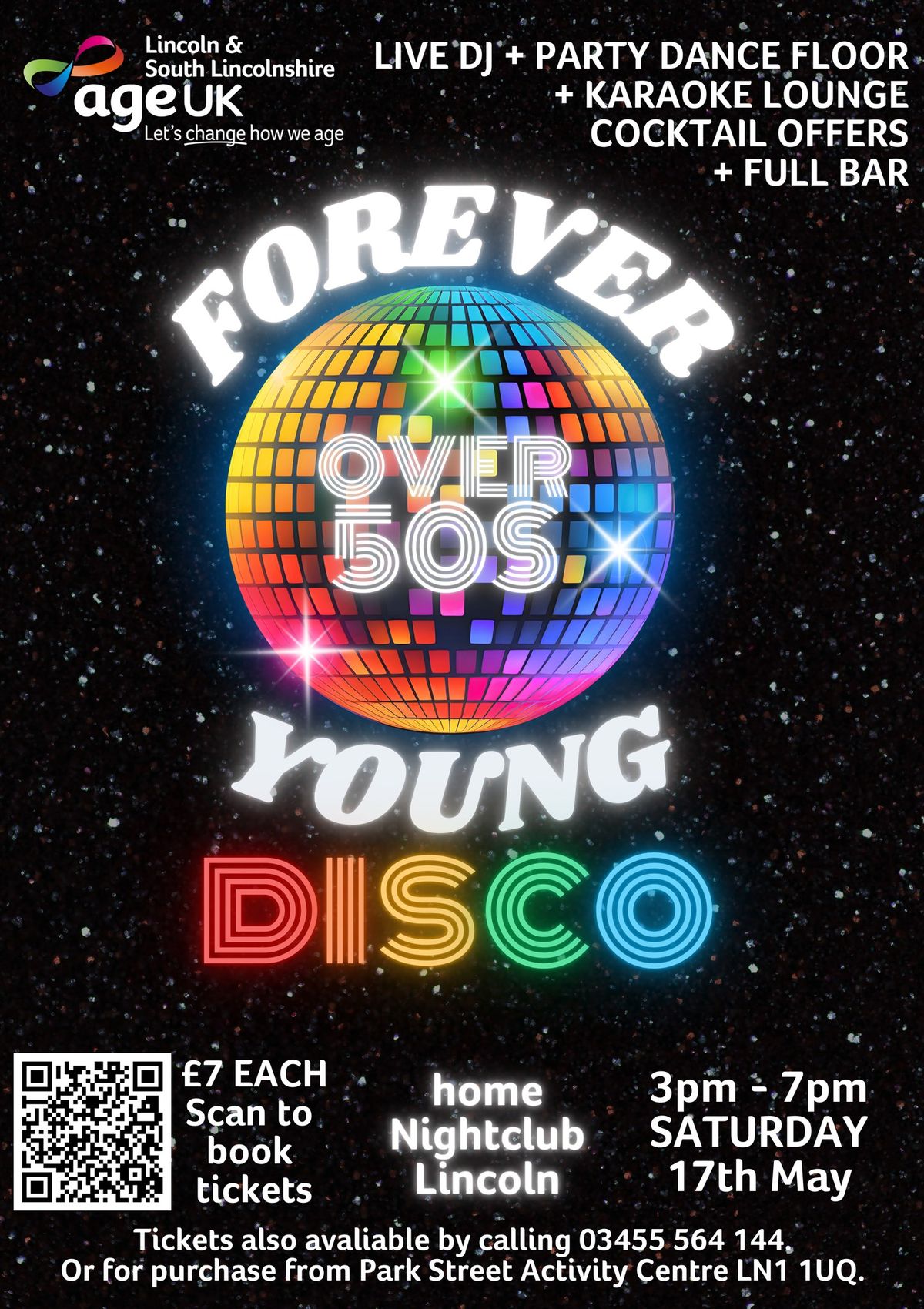 Forever Young- Over 50's Disco