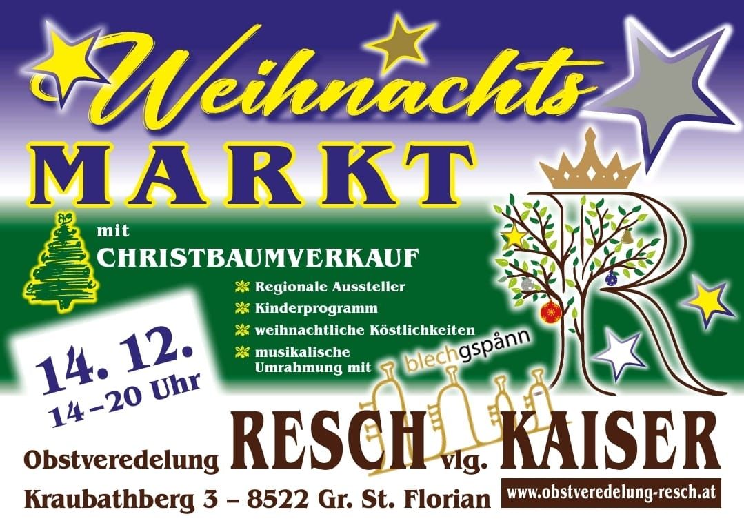 Weihnachtsmarkt mit Christbaumverkauf 