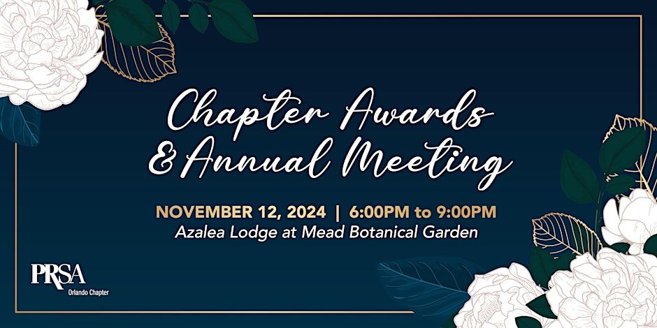 2024 Chapter Recognition Awards Gala & Annual Meeting