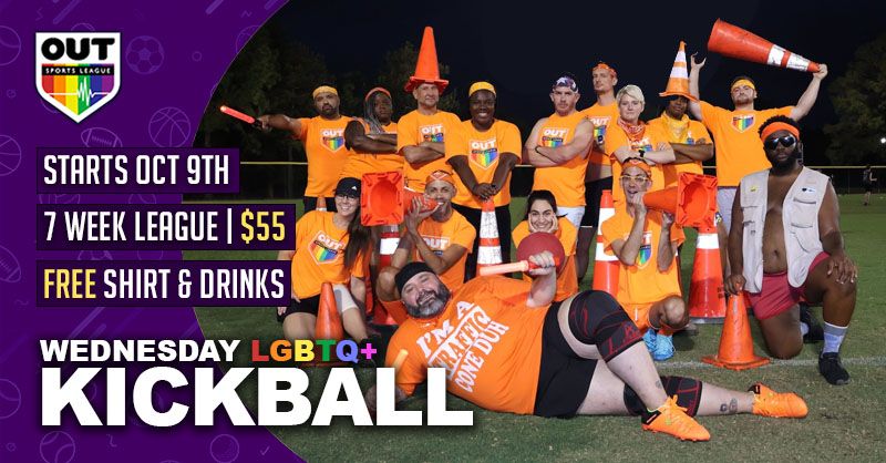 LGBTQ+ Wednesday Kickball League 