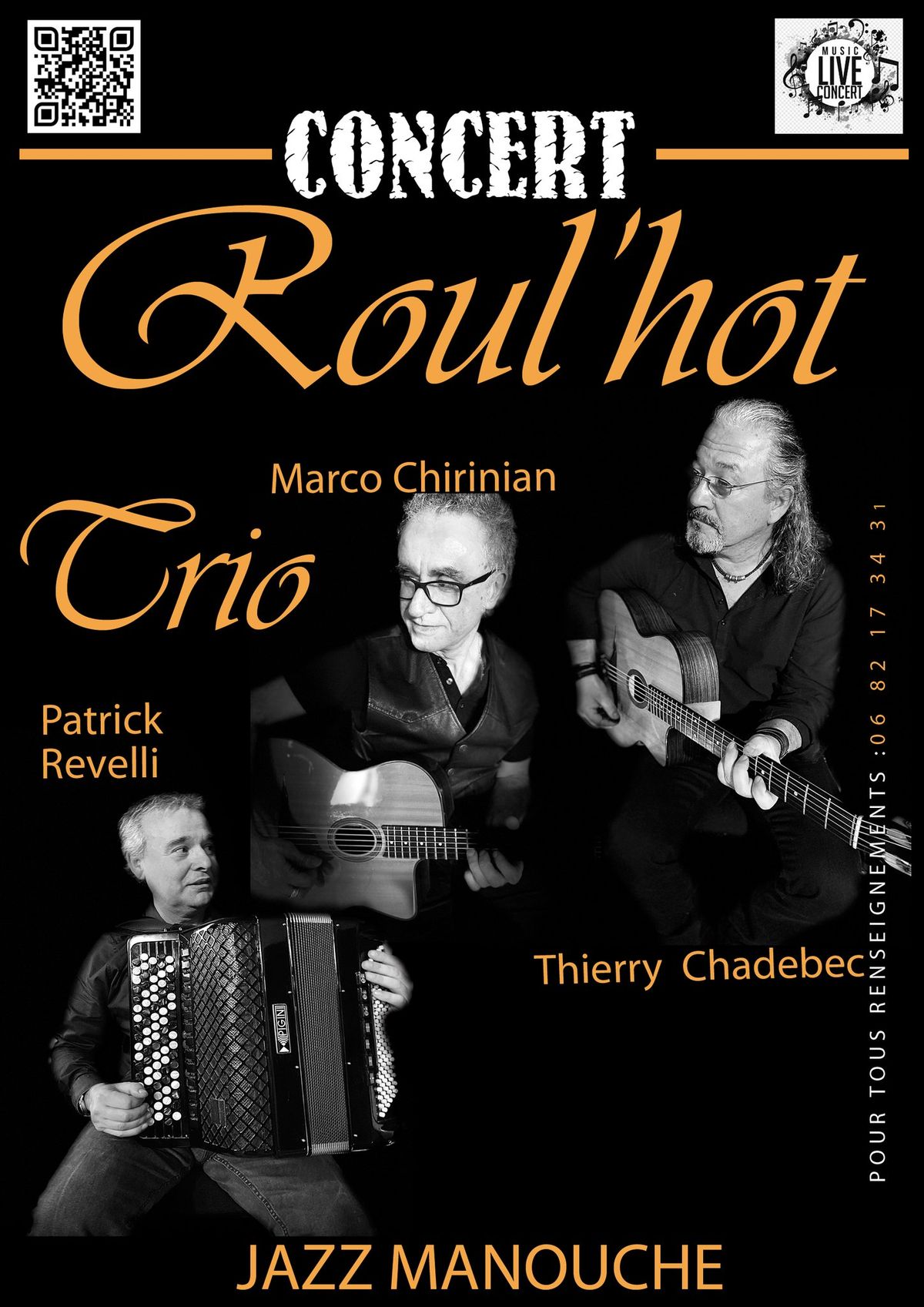 Roul'hot'trio en concert au Rhino Jazz