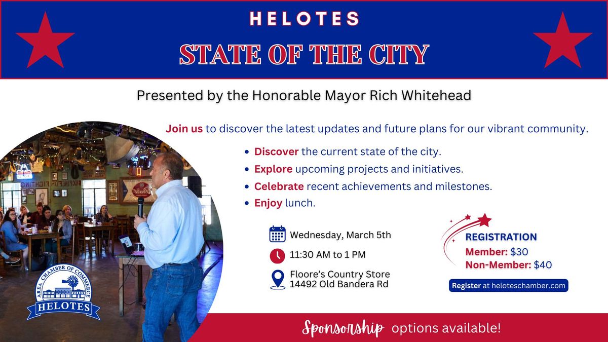 Helotes State of the City with Mayor Rich Whitehead