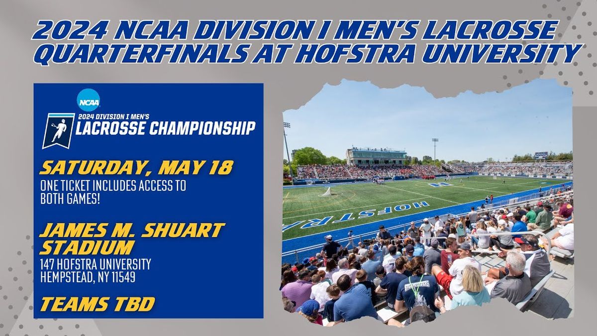 NCAA Mens Lacrosse Championships - Division I Mens Semifinals at Scott Stadium
