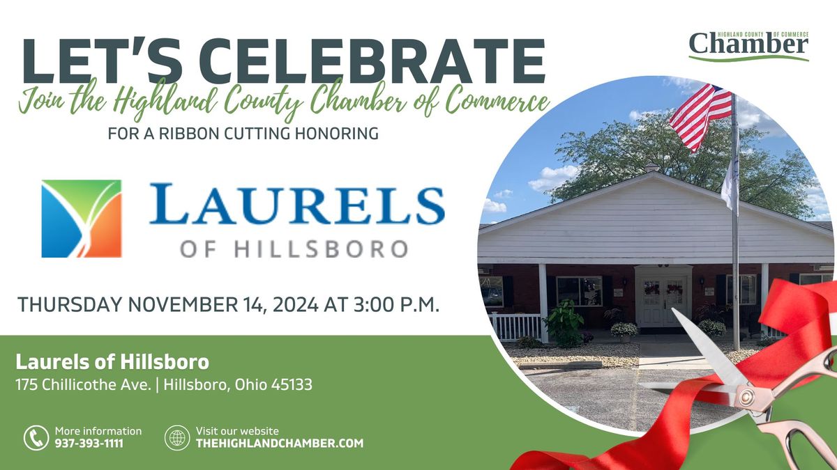 The Laurels of Hillsboro 25th Anniversary Ribbon Cutting Celebration