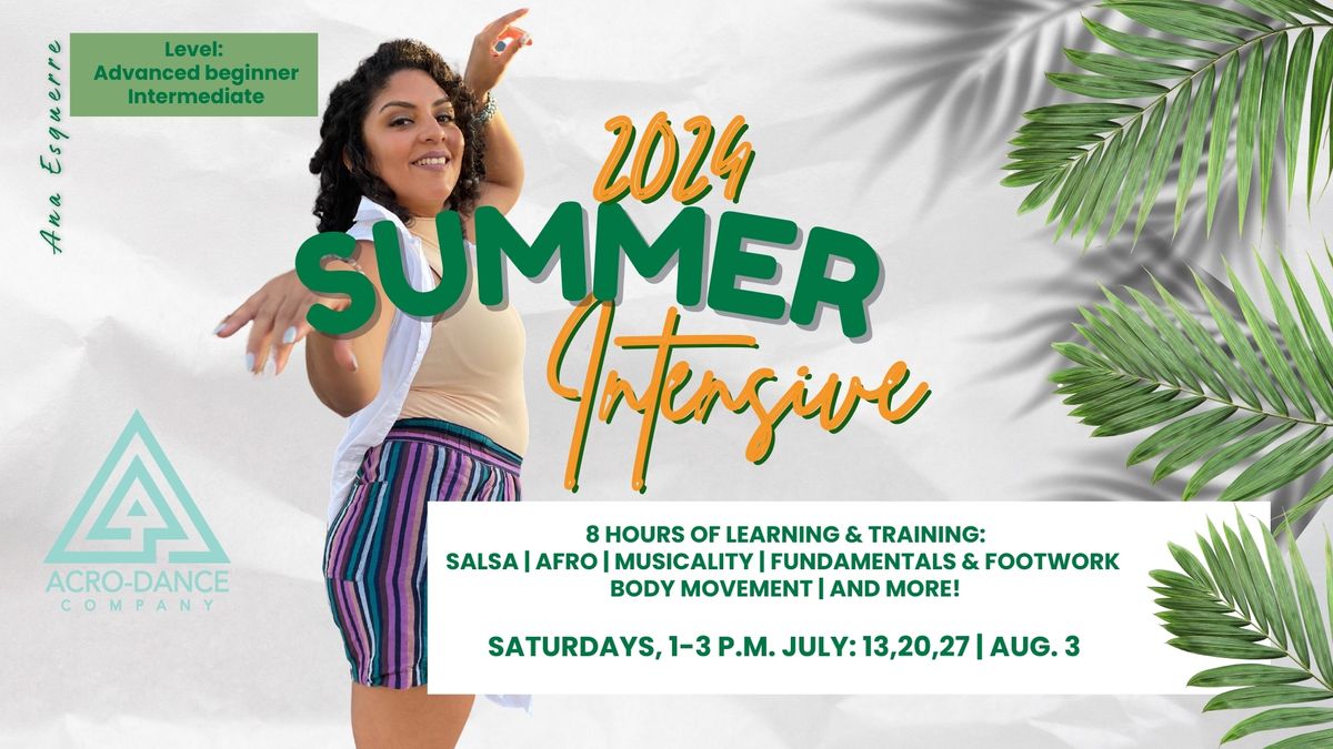 Summer Intensive with Ana\u2600\ufe0f