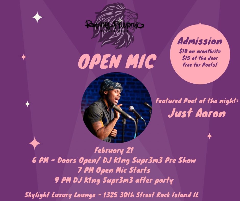 Roaring Rhetoric- Open Mic