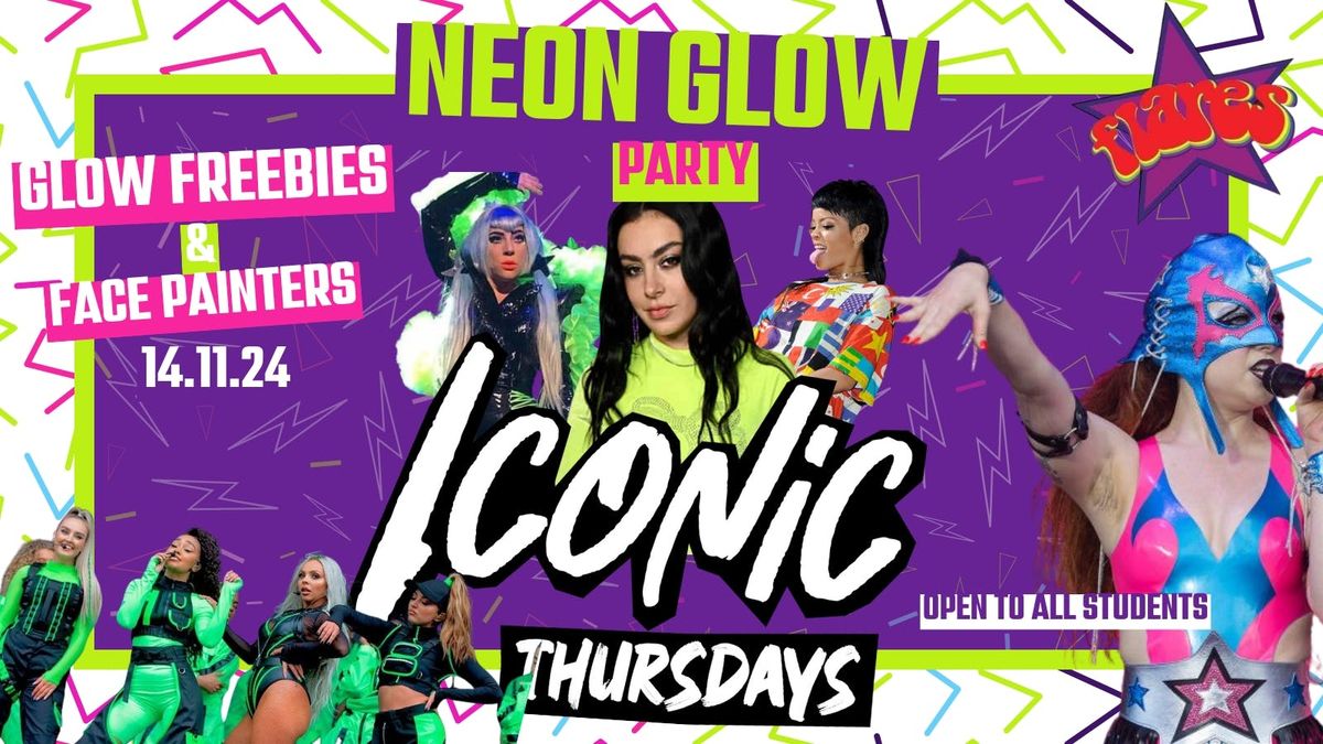 NEON GLOW PARTY - ICONIC at Flares \u2728