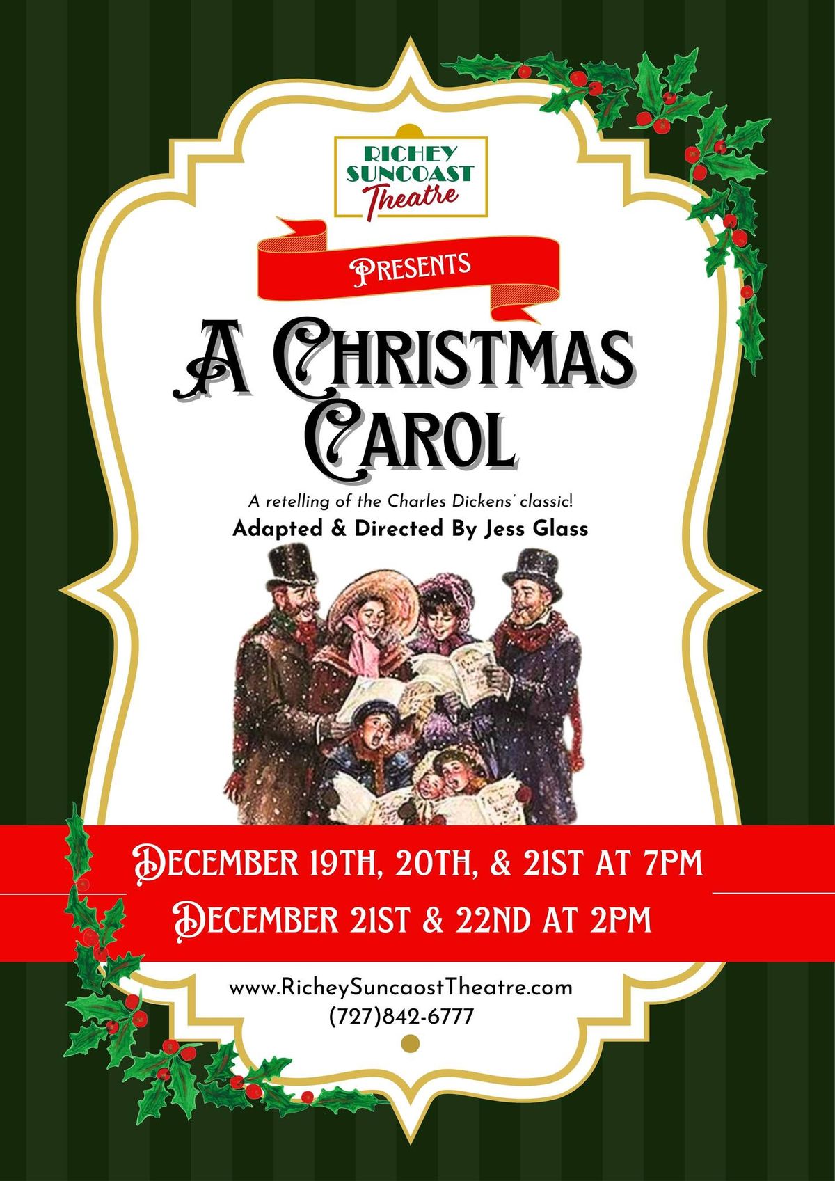 A Christmas Carol: Live on Stage @ Richey Suncoast Theatre