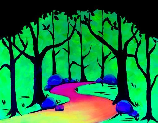 Paint & Wine Night - Enchanted Forest