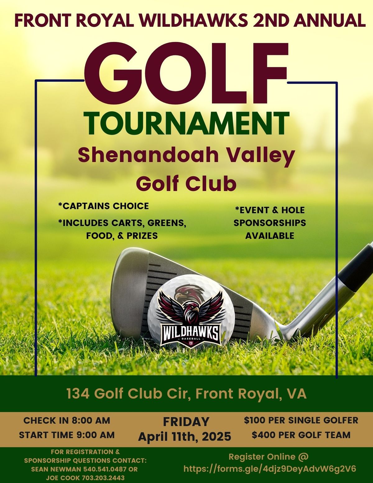 2nd Annual Golf Tournament