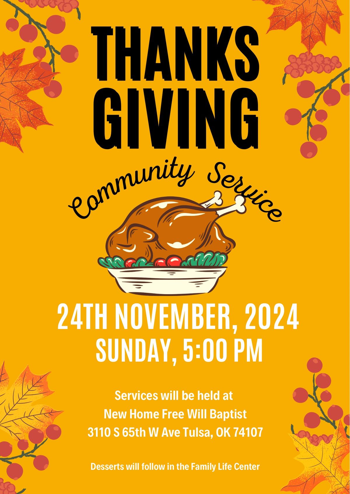 Thanksgiving Community Service