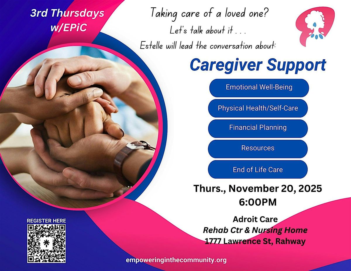 3rd Thursday Chat with EPiC - Family Caregiver Support