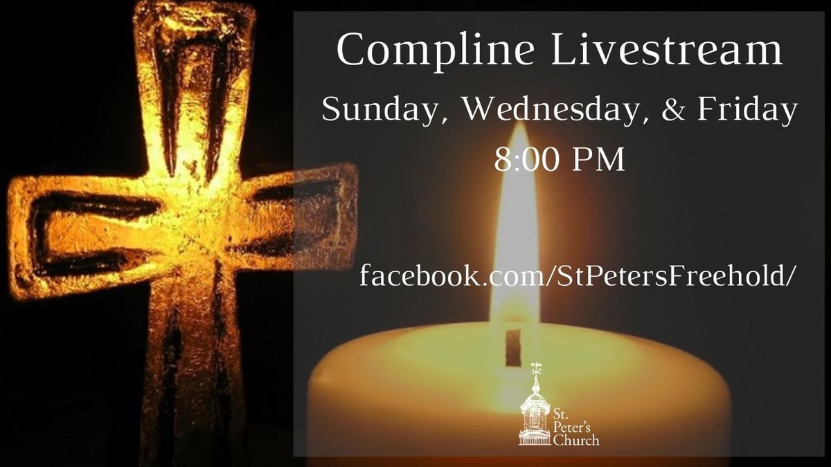 Compline (Night Prayer) on Facebook Live