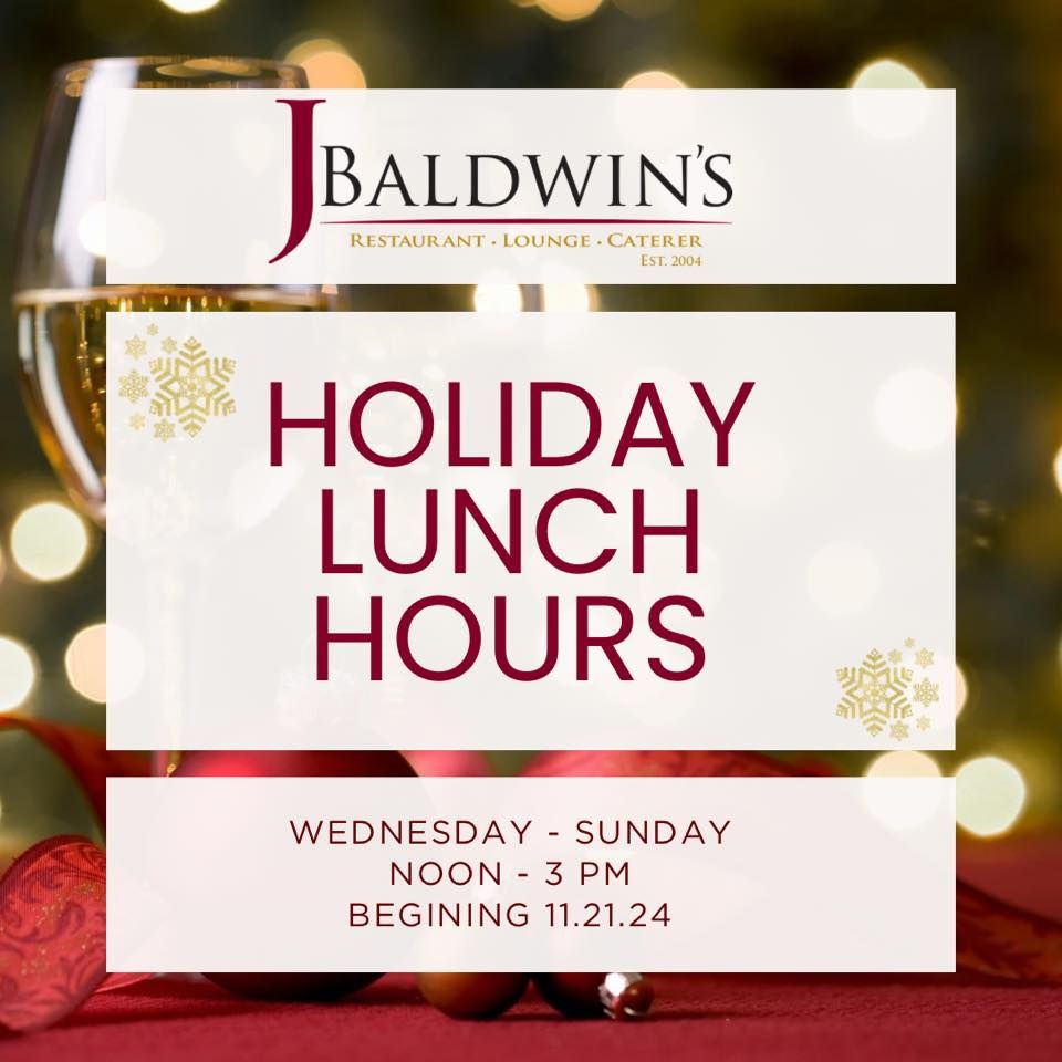 Holiday Lunch at J. Baldwin\u2019s