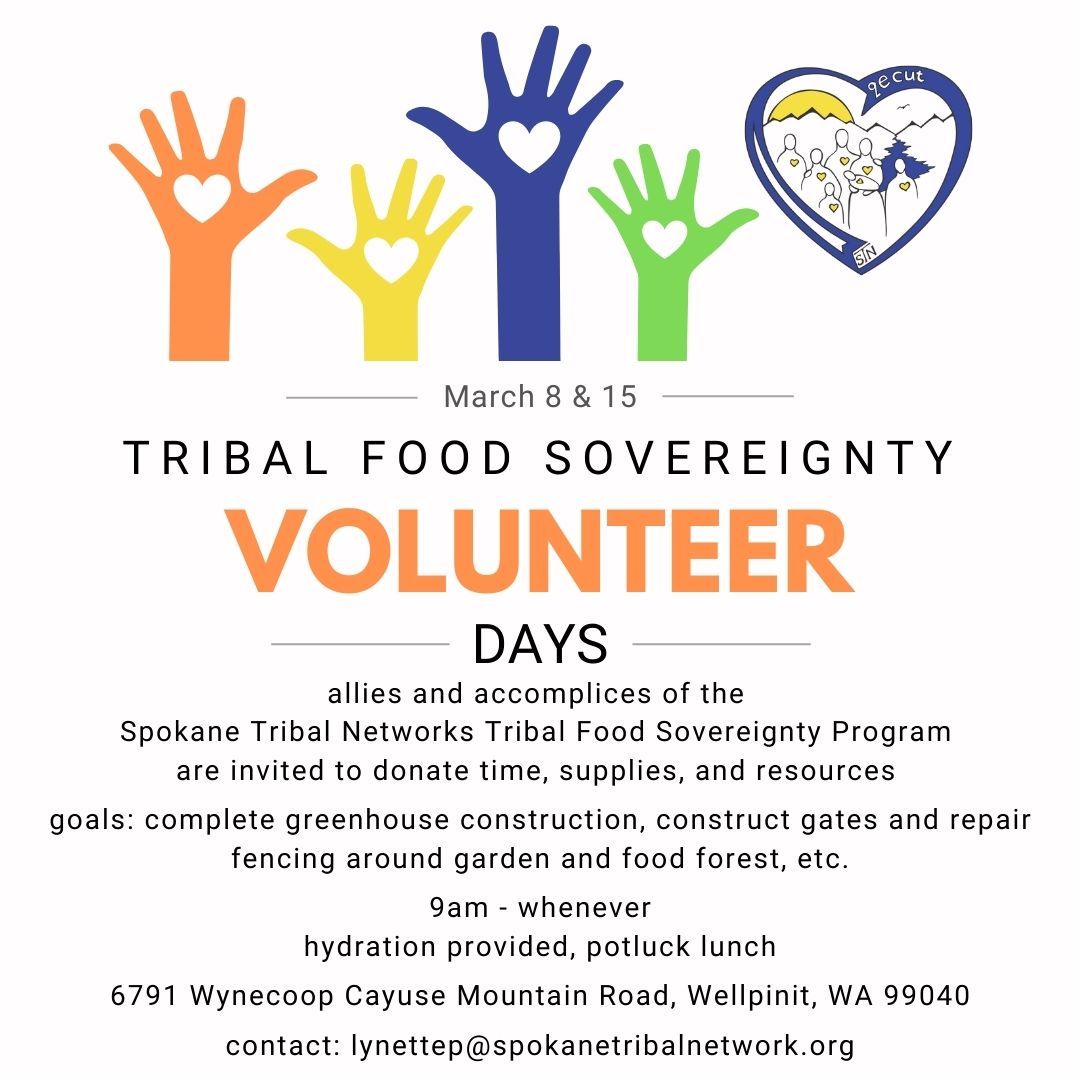 Tribal Food Sovereignty Volunteer Days