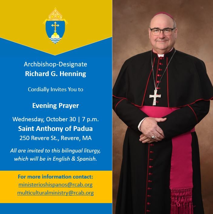 Evening Prayer with Archbishop-designate Richard Henning