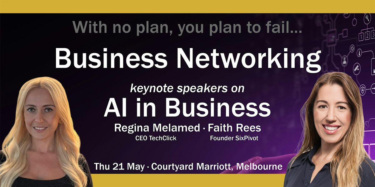 Melbourne Business Networking at Dusk | AI in Business Top Speakers