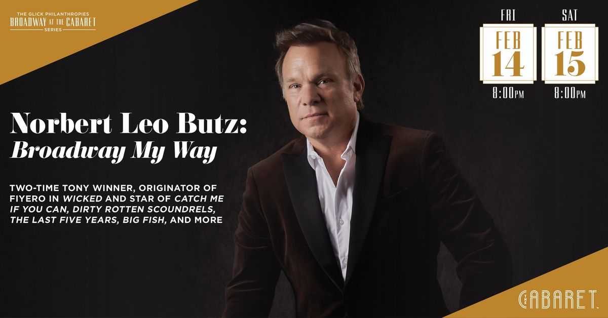 Norbert Leo Butz: Broadway My Way