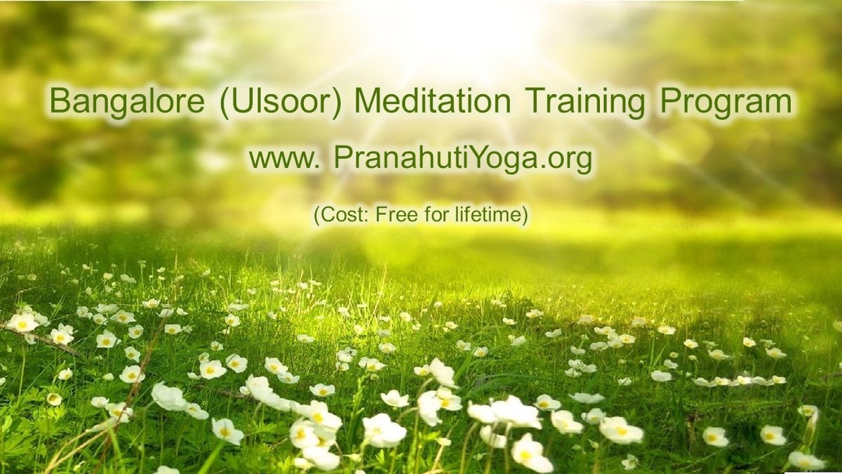 Free 1-Day Meditation Training Program (Bangalore KA)