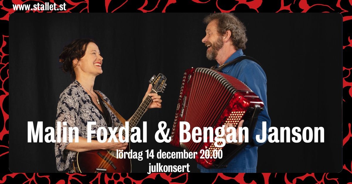 Malin Foxdal & Bengan Janson @Stallet V\u00e4rldens Musik