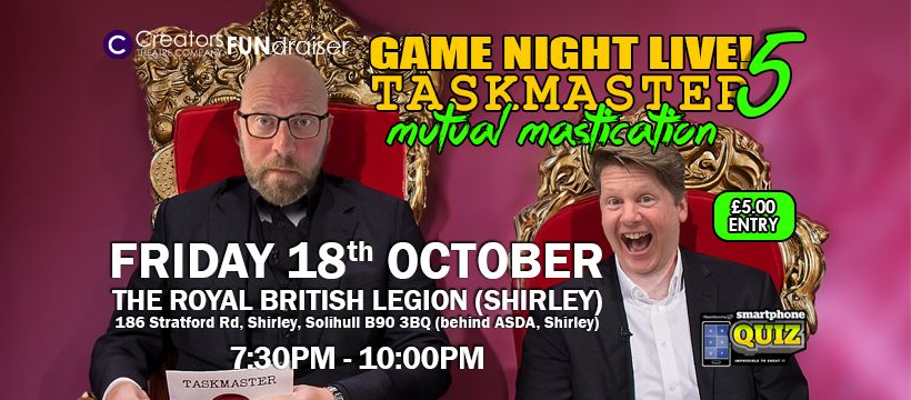 Game Night Live - Taskmaster 5 (Mutual Mastication)