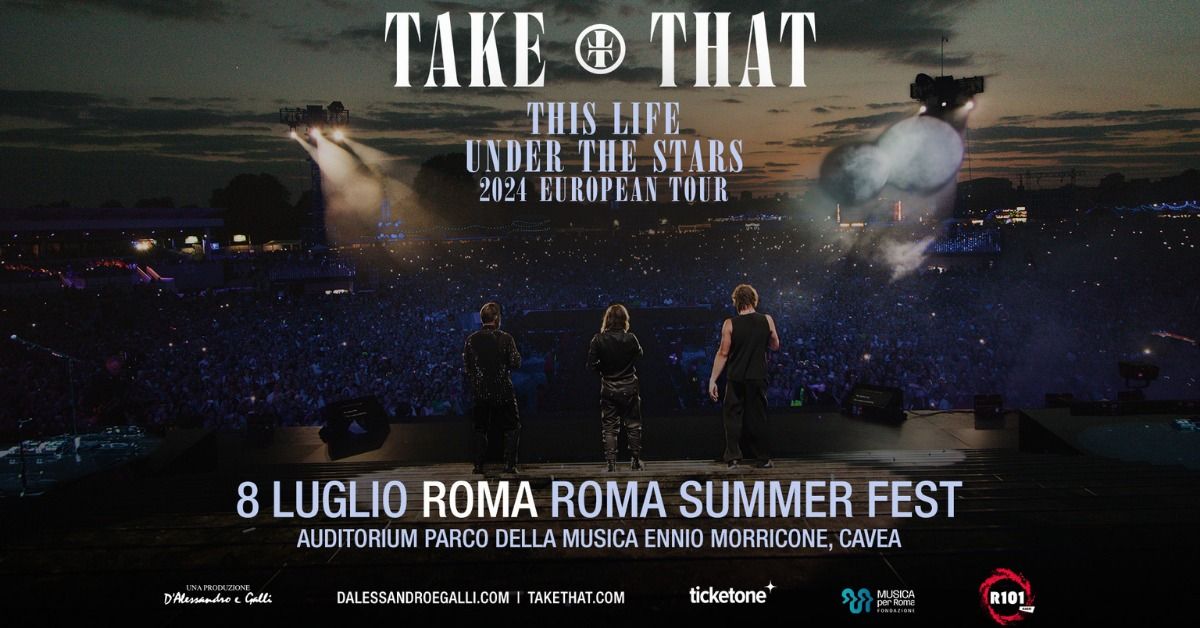 Take That al Roma Summer Fest 2024
