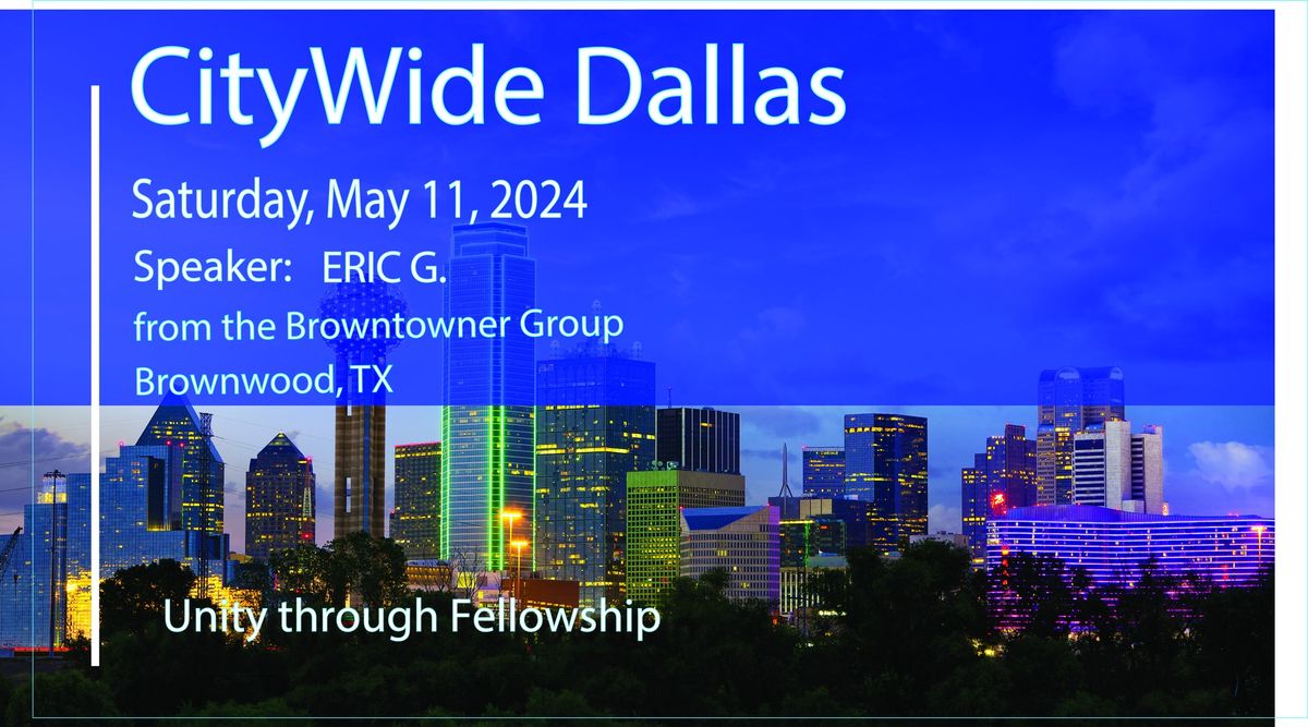 CITYWIDE DALLAS: MAY 11TH