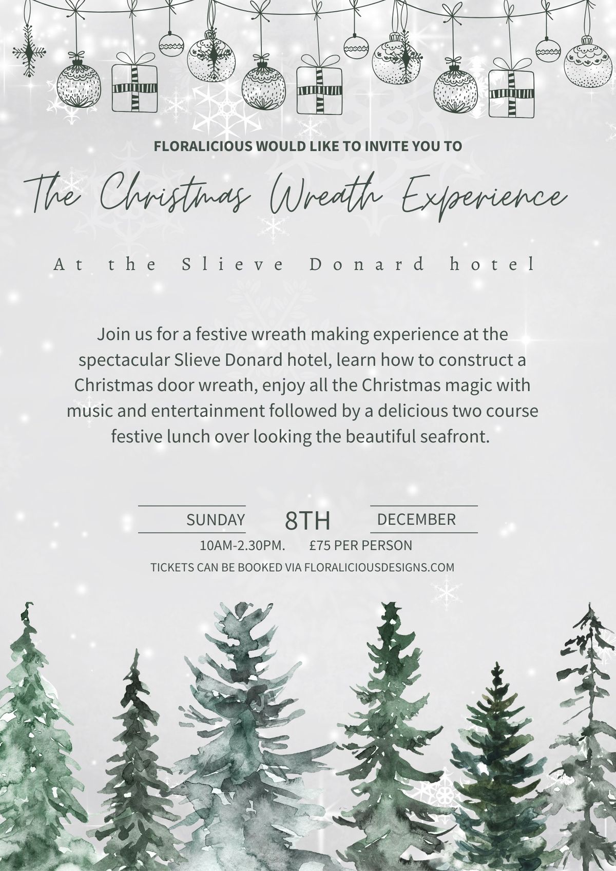 The Christmas Wreath Experience at the Slieve Donard Hotel 